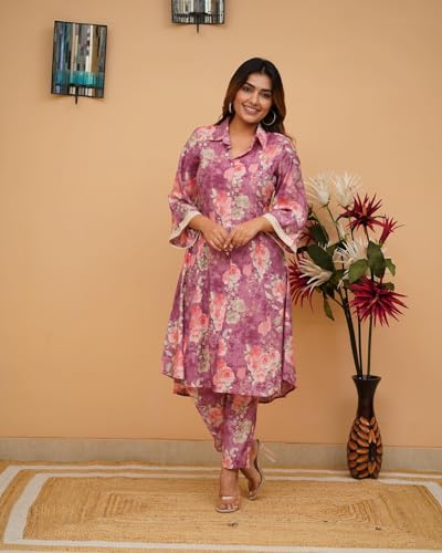 Fabnex Cotton Blend Regular Women Kurta Set (Kk-39-Pink-Xl_Pink