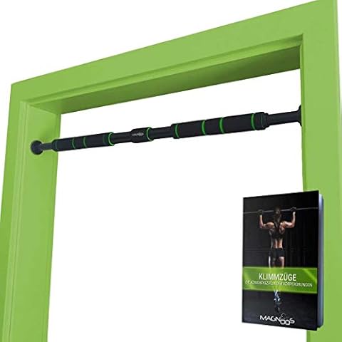 Magnoos Klimmzugstange “Torero” - Hochwertige Pull-up, Chin-up Bar für Türrahmen Ohne Schrauben - Türreck, Reckstange, Teleskopstange - Ausziehbar, Verstellbar 71-100cm Cover