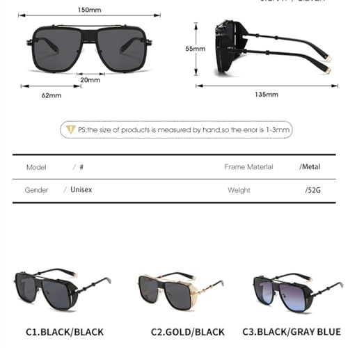 Lunettes de soleil gothiques MUTYNE accessoires mode mixte - 7