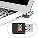 Sonew AR9271 Drahtlose Netzkarte, USB WLAN Adapter, Drahtloser Empfänger, Abnehmbarer 2DBI-Antennenadapter, für TV-Computer (Drahtlose Dualband-Netzwerkkarte)