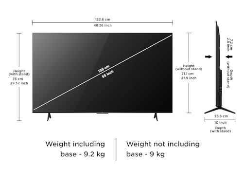 Image of TCL 139 cm (55 inches) 4K Ultra HD Smart LED Google TV 55P6L