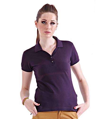 celsius Women's Half Sleeve Solid Pique Polo T-Shirt-picture-56