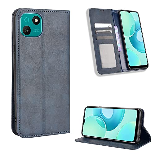 BellaCase Wiko T10 Coque [Étui Portefeuille] [Fonction Support] [Slots pour Cartes] [Couverture à Rabat Magnétique] Compatible avec Le Smartphone Wiko...