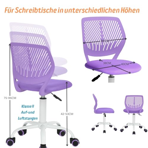 FurnitureR Gastronomie Stuhl Drehbar Höhenverstellbar Ohne Armlehnen Stoff Sitz PP Rücken 130kg SGS Rollen