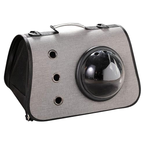 GRABAGECAN Outdoor Cats Backpacks Public Transport Pet Bag Large Expandable Cats Carriers for Safe Cats Adventure