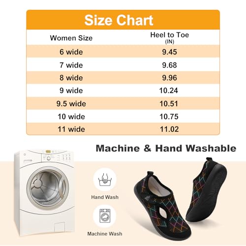 Image of LeIsfIt Womens Slippers Wide Diabetic Shoes Adjustable Arthritis Edema House Shoes Indoor Outdoor Slippers