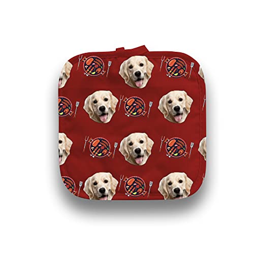 Custom Pot Holders, Oven Heat Insulation and Anti-Scalding Pot Holders, Suitable for Kitchen and Dining Room, Pattern Can Be Customized