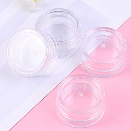 Beaupretty Caixa Creme Redonda 20 Unidas 5g Frasco Creme Frasco Separado Para CosméTicos Frasco Viag