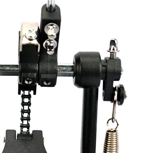 Mingzhe Pedal de Bateria com Bateria de Lã Batedor de Liga de Alumínio Simples Pedal de Bateria Conj