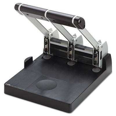 3-Hole Punch, Heavy-Duty,150 Sht Cap., Silver/Blue, Sold as 1 Each