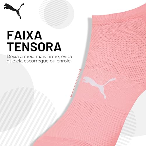 Kit 05 Pares de Meias Sapatilha Esportiva Puma | KIT - B | 34-38