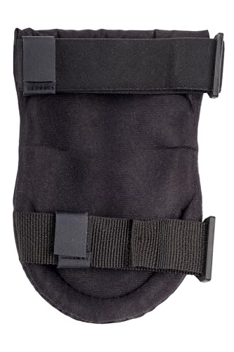 Alta 50423 NOMAR Knee Protector Pad, Black Cordura Nylon Fabric, AltaLOK Fastening, Flexible Cap, Long Beige (One Pair)