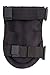 ALTA 50413 AltaFLEX Knee Protector Pad, Black Cordura Nylon Fabric, AltaLOK Fastening, Flexible Cap, Long, Black