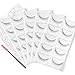Produktbild 25 Paar Übungswimpern Trainingswimpern Augen Make-Up Zubehör Perfekt für Wimpernverlängerungs-Beginner -25 Paar/5 Pack, Gratis mit Wimpernbürste+7 Paare 5-Zonen-Augenpads von GEMERRY