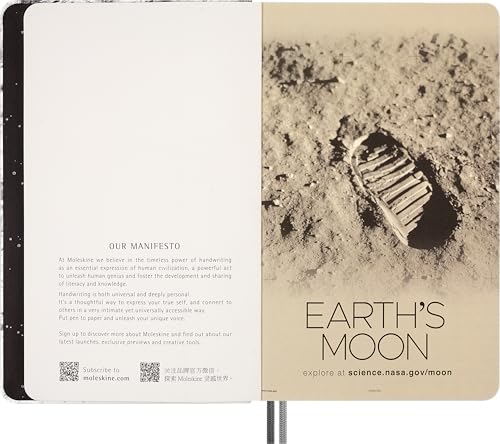 Cuaderno Moleskine NASA elegante formato A5 liniert resistente 7