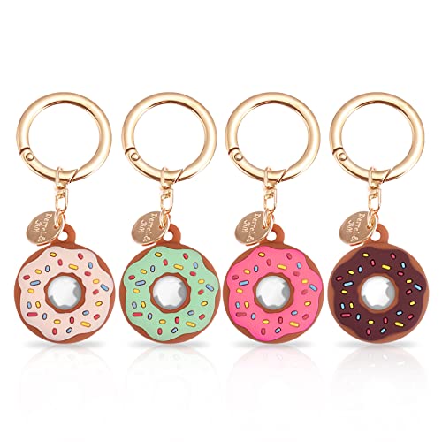 Watbro-Airtag-Keychain-Donut-Case-for-AirTag-TrackerCute-Protective-AirTag-Holder-with-Anti-Lost-KeychainAnti-Drop-Scratch