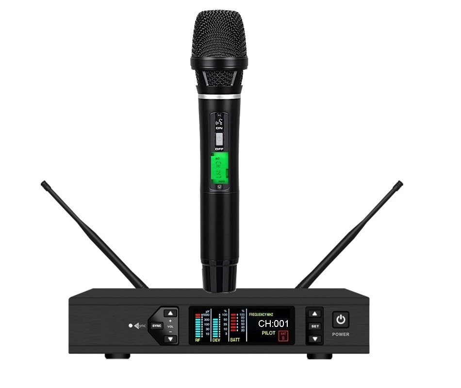Amazon.com: UHF Wireless Microphone System - Perfect for Church
