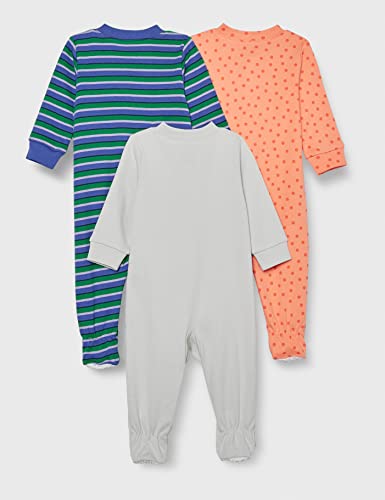 Amazon Essentials Unisex Toddlers and Babies' Snug-Fit Cotton Footless Sleeper Pajamas, Multipacks2