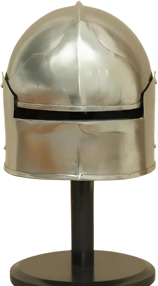 Medieval Knight Helmet Gothic Sallet Helmet Steel Armor Helmet 24 to 25 Inches Circumference Wearable Handmade LARP Costume Cosplay Helmet