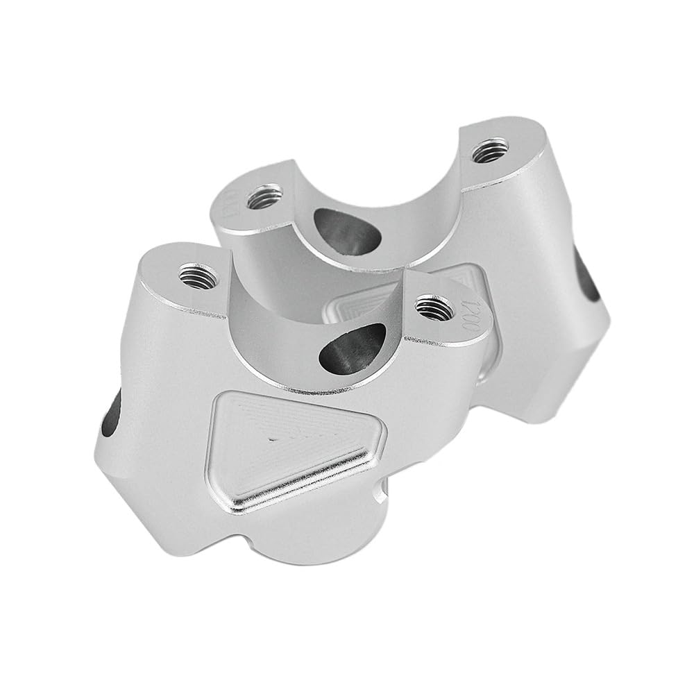 Riser de guidon pour R1200GS LC et R1250GS ADV réhausseur de guidon moto en alu argent