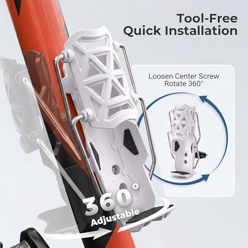 Portavasos adaptable para moto y bicicleta blanco miniatura 5