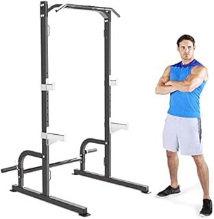 Marcy Olympic Cage Home Gym System – Multifunction Squat Rack, Customizable Training Station SM-8117, One Size