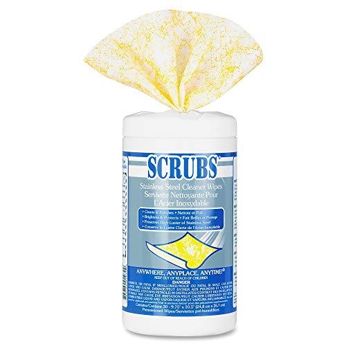 Toallitas limpiadoras acero inoxidable Scrubs 30 un miniatura 1