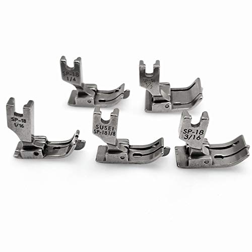 Set de 5 Pies Prénsatelas para Máquina de Coser Industrial miniatura 4