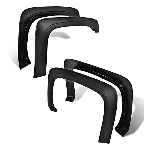 G-PLUS Fender Flares Compatible with 2007-2013 Chevy Silverado 1500/Fit 2007-2014 Silverado 2500HD 3500HD 78.0/97.6 Long Bed