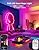Lamomo RGB Neon LED Strip Lights, 16.4Ft Led Neon Rope Lights with App Remote Control, Music Sync, Indoor IP65, Waterproof, Flexible DIY Lights Design for Bedroom, Living, Gaming Room, Party Decor