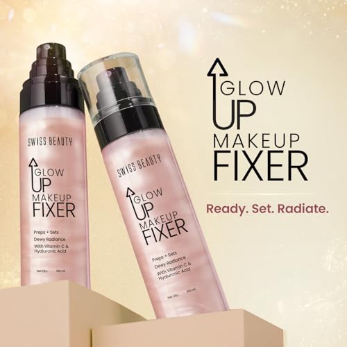 SWISS BEAUTY Store Swiss Beauty Glow Up Makeup Fixer 100ml - Image 3