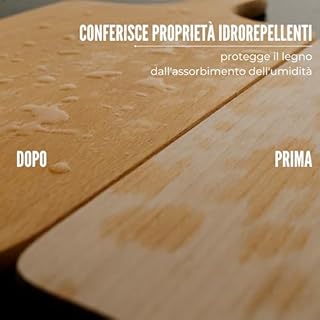 Bacher Olio per Taglieri in Legno 200ml - Qualità Alimentare Olio per Legno, Proteggere Tagliere Blocco Macellaio, Piani di Lavoro, Utensili da Cucina in Legno