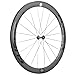 Superteam Carbon Fiber Road Bike Wheels 700C Clincher Wheelset 50mm Matte 23 Width (Glossy Black)
