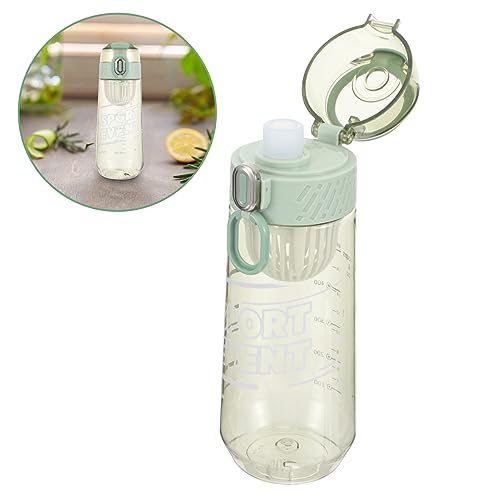Bouteille d'eau d'entraînement Abaodam 1 gallon verte en PC réutilisable - 4