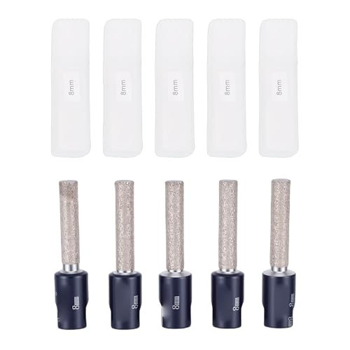 Juego de 5 Brocas Secas de Diamante 8 mm Naroote miniatura 1