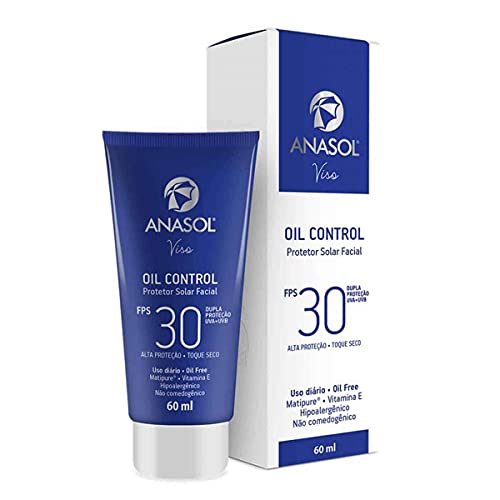 Anasol Protetor Solar Facial Viso Oil Control Fps 30 Loção Fluida Com 60Ml Anasol Protetor Solar Facial Viso Oil Control Fps 30 Loção Fluida Com 60Ml