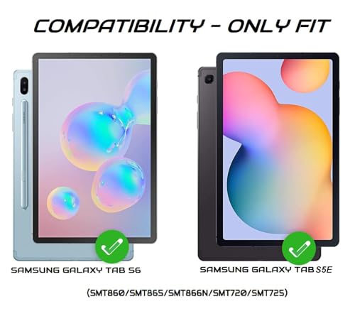 Image of Screen Guard Compatible With Samsung Galaxy Tab S6 / S6 5G / S5E (10.5 inch Inch Tablet) Flexible Fiber Screenguard Not a Tempered Glass Screen Protector