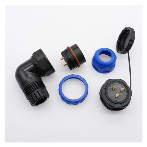 Conector SP28 impermeable IP68 multipolo tipo codo de 90 grados KL4-3b 5