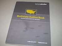 Multistate Outline Book: Substantive Content Outlines for all 6 MBE Subjects B0047I317U Book Cover