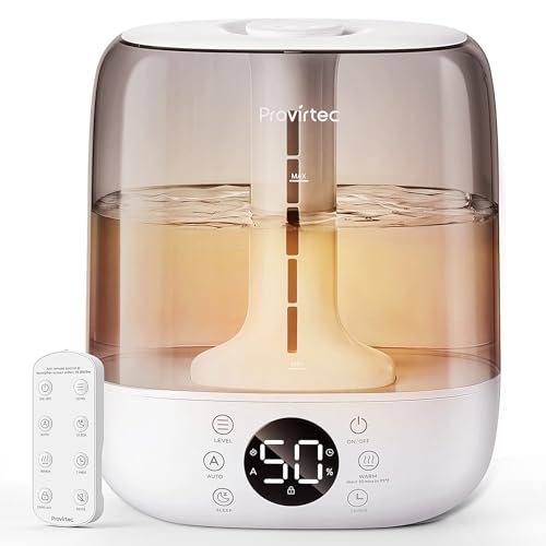 Provirtec 6L Self-Cleaning Humidifier for Large Room, CleanCare Warm &