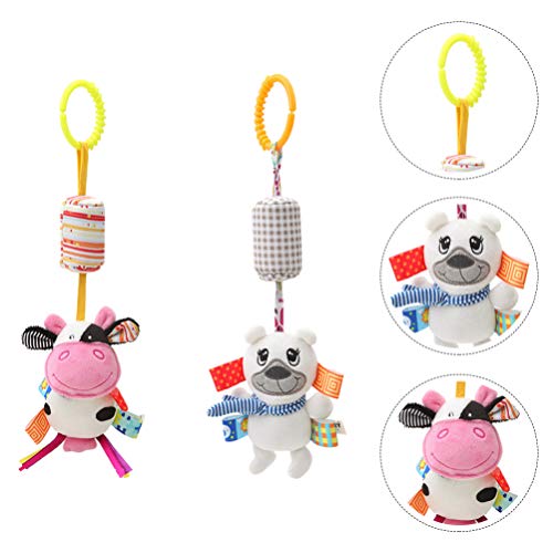 Toyvian 2 Peças Criança Carrinho de Bebê Cama de Brinquedo Berço Berço Carrinho de Bebê Pendurado Ch