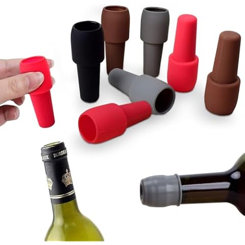 ZiTour 8 PCS Silicone Wine Stoppers Cover