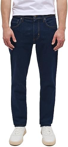 MUSTANG Herren Jeans Washington Straight Straight Fit Blau - Dark Blue Denim, Größe:29W / 32L, Farbvariante:Dark Blue Denim 900