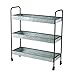 ZGHQHCDRH 35x12.5x40 Homestead 3-Tier Galvanized Zinc Iron Shelf Industrial Storage