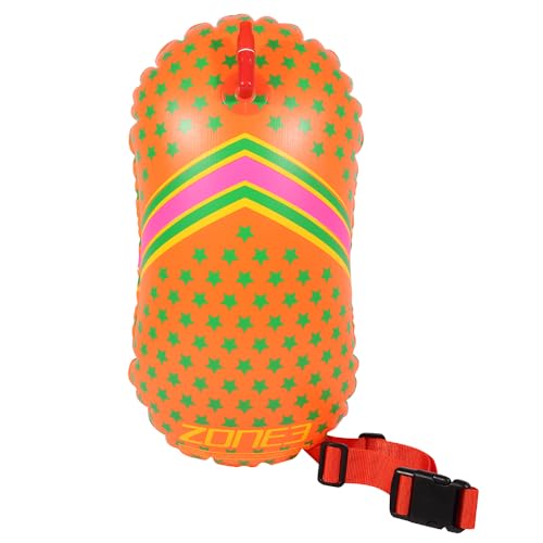 ZONE3 Swim Safety Buoy/Inflatable Tow Float for Open Water Swimmers, Triathletes