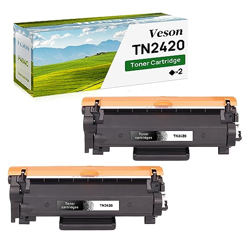 Toner Brother TN2420 compatible Veson pour MFC-L2710DW et HL-L2350DW noir pack de 2
