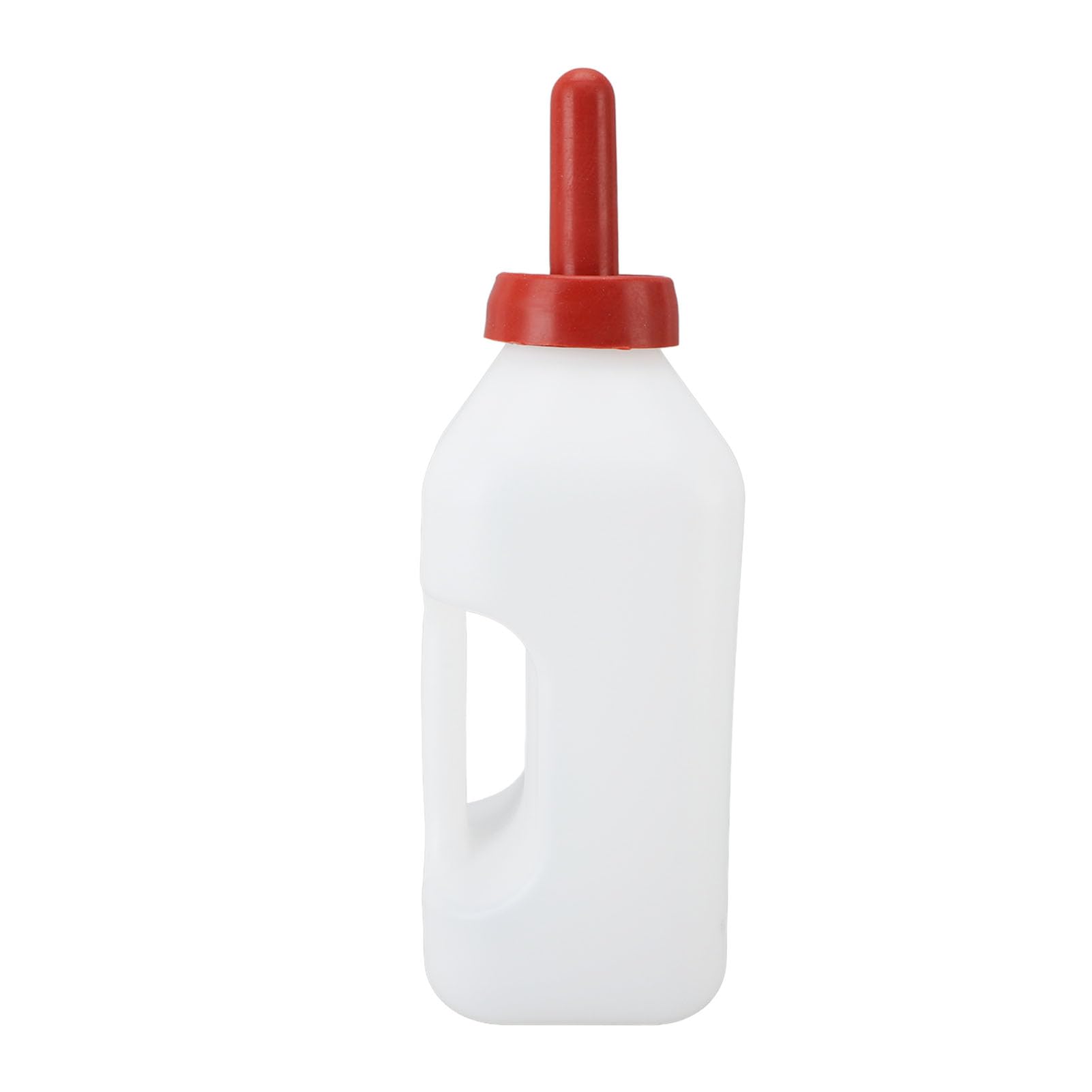 Wakects Biberón para Terneros de 2 Cuartos de Galón, con Diseño Antideslizante a Prueba de Fugas, Tetina de Silicona y para Facilitar la Alimentación de Lactancia, Alimentador de (Olla de Leche
