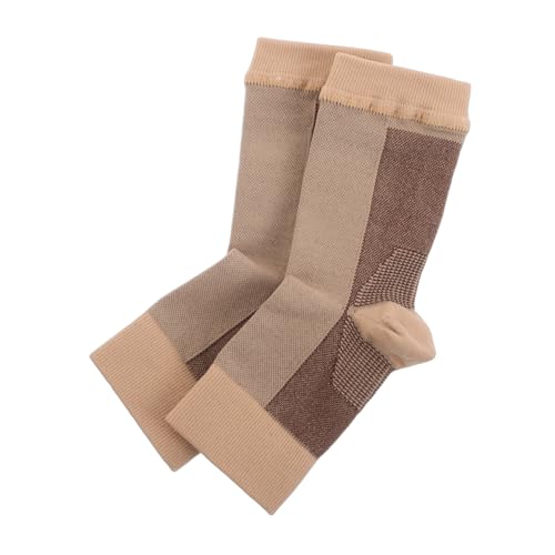 Abaodam 1Pair Ankle Compression Sleeve for Sports Ankle Support Socks for Moisture Wicking Design Elastic Material for Fitness Hiking Unisex Foot Brace for All