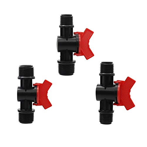 Conector de manguera de jardín Accesorios Rosca macho acoplamiento de la manguera de agua de irrigación del conducto del conmutador Herramientas de tuberías de plástico PVC Válvula de jardinería y Equ