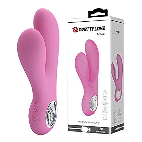 Vibrador Canrol USB Silicona Rosa Suave